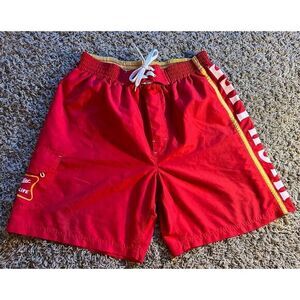 Mens Miller Beer (High Life) Swimming Trunks Size Med 30-34+or‎ Minus